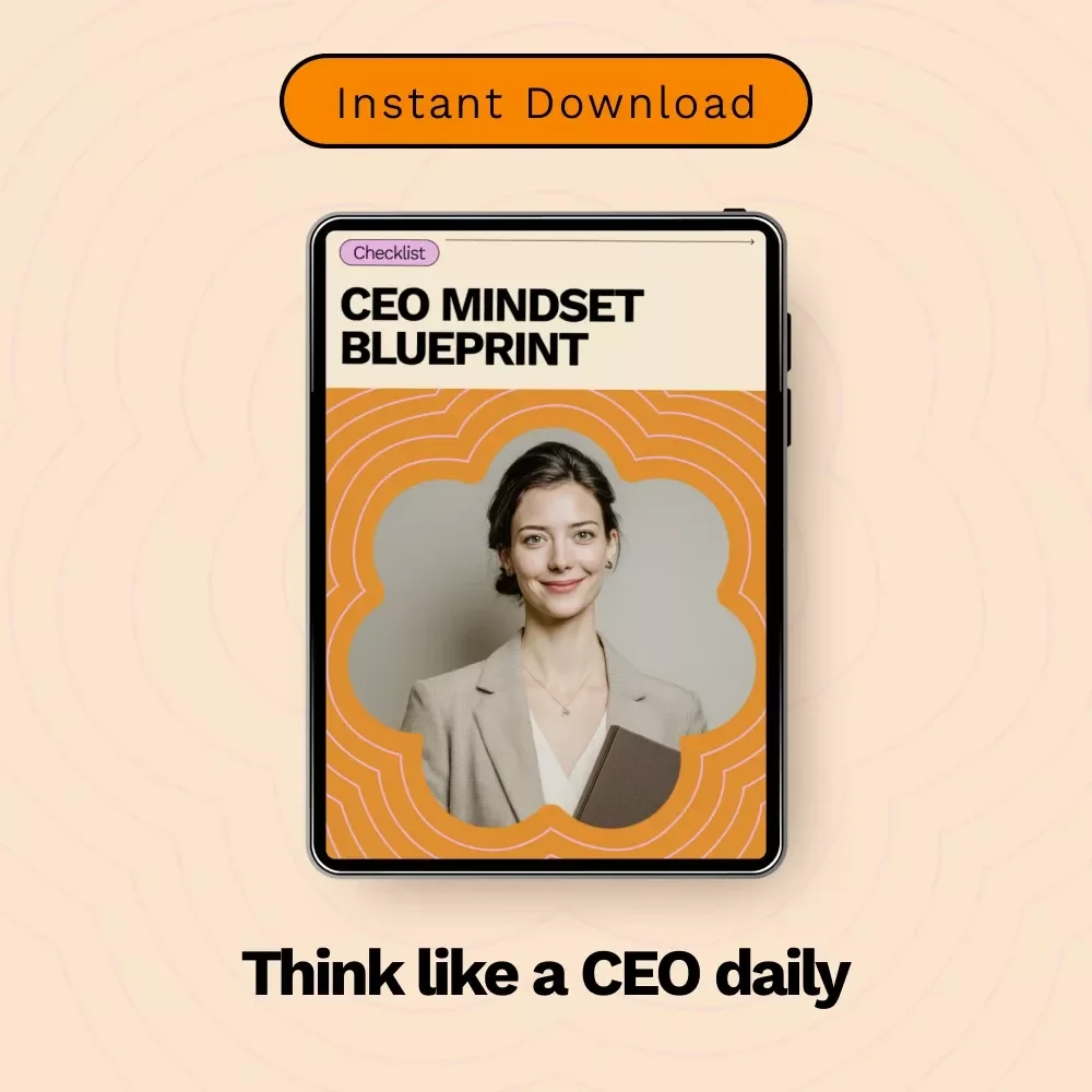 CEO Mindset Blueprint – How to Think Like a CEO Checklist for Entrepreneurs, Founders & Ambitious Leaders