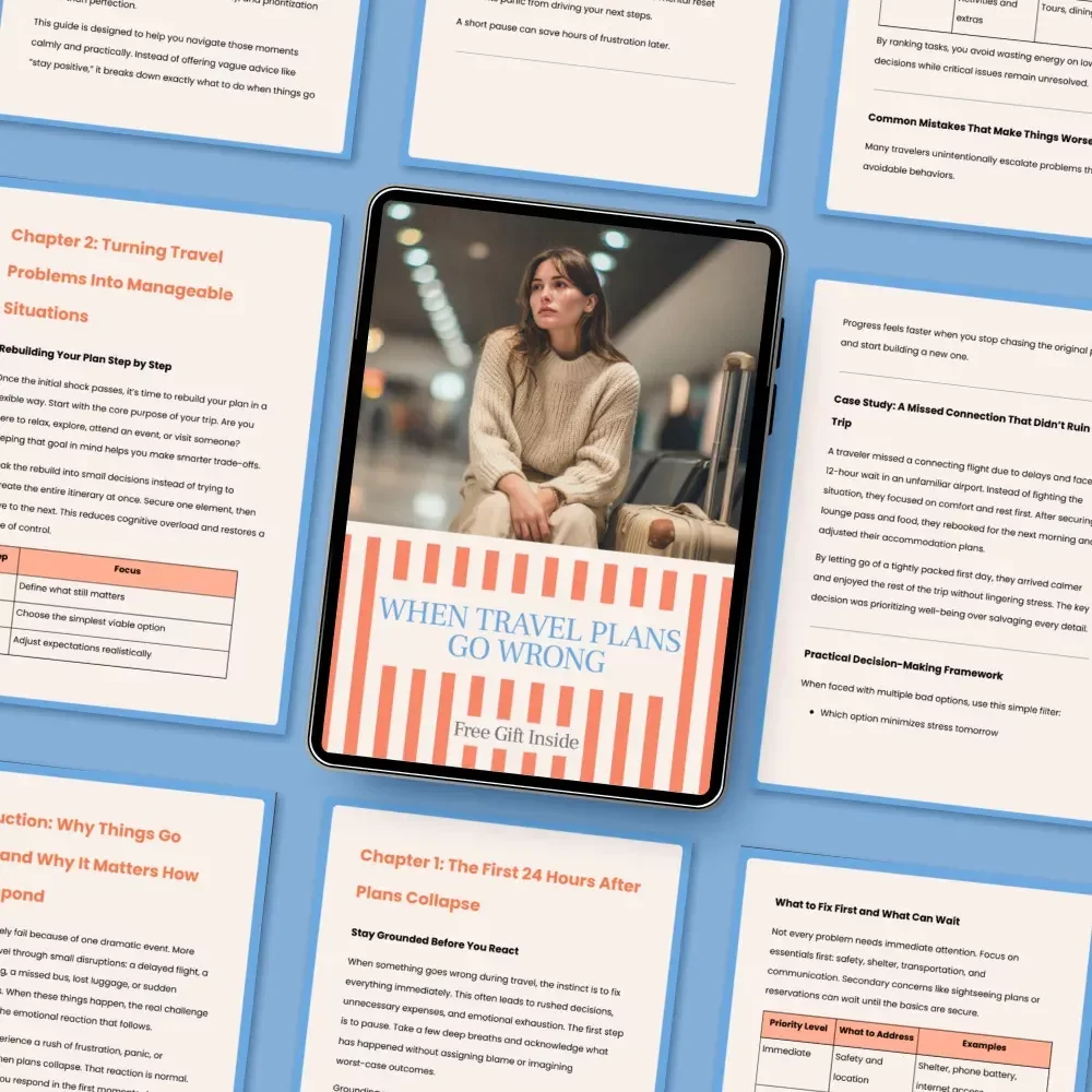 When Travel Plans Go Wrong: A Complete Guide on What to Do When Travel Plans Go Wrong