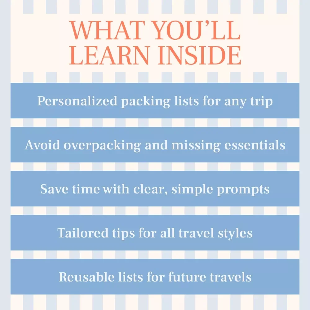 Pack Smarter Travel Lighter With ChatGPT: The Ultimate Packing Guide for Effortless Travel