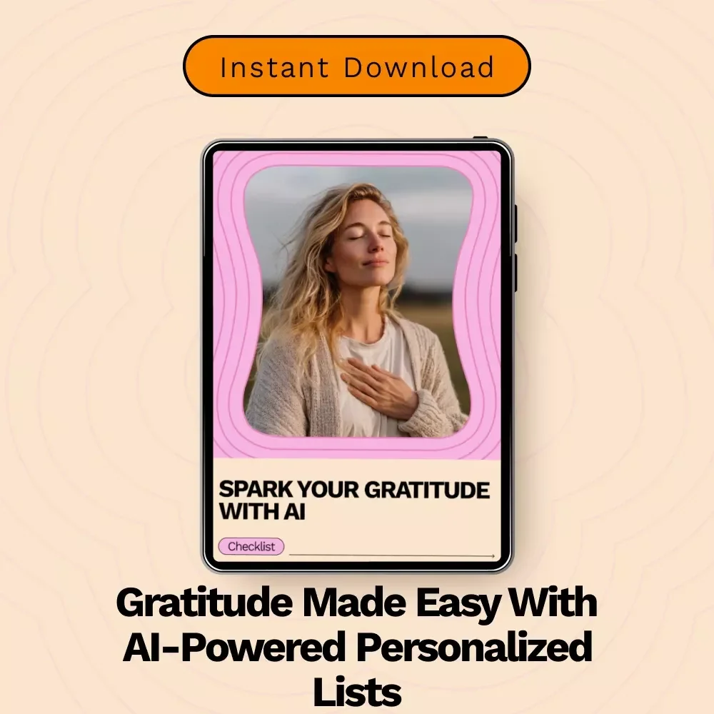 Spark Your Gratitude with AI - A Checklist for Generating Gratitude Lists Using AI
