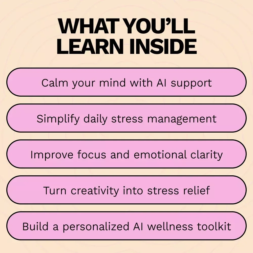 Using AI to Manage Stress: Practical eBook Guide with AI Tools for Stress Management