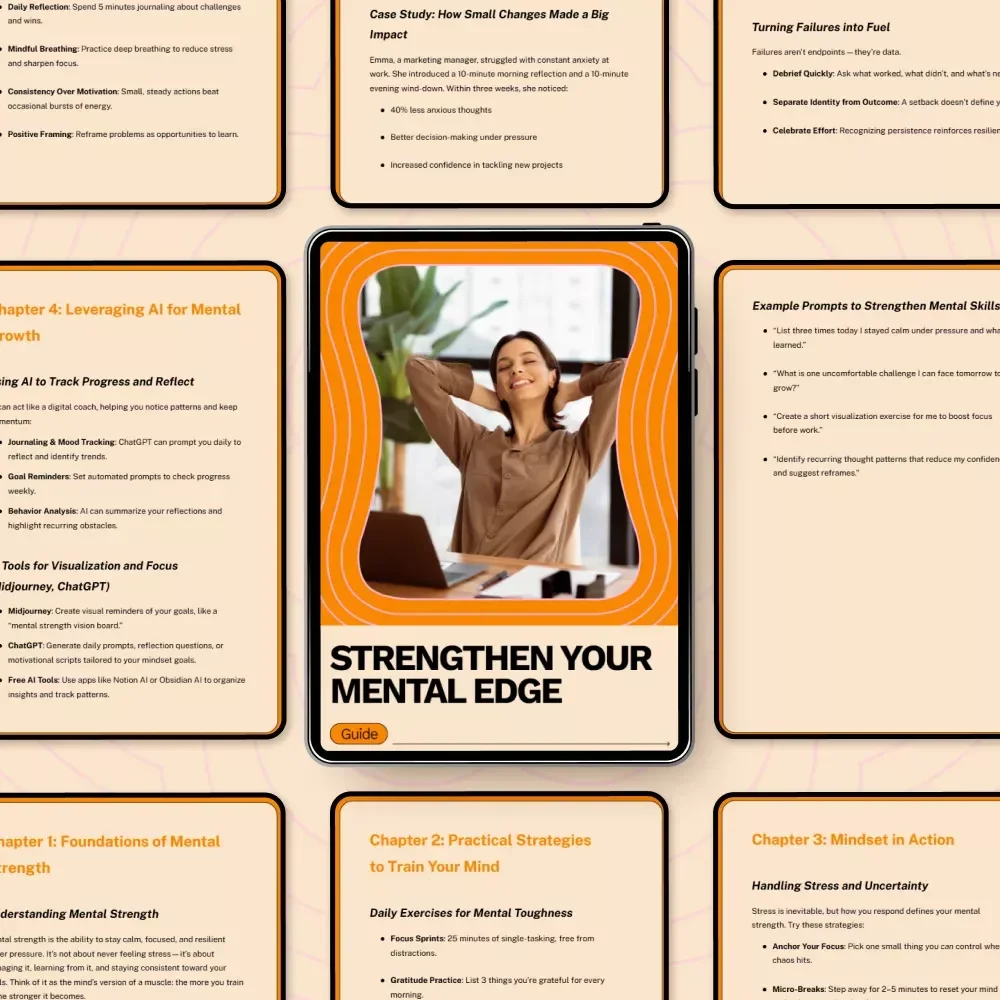 Strengthen Your Mental Edge: A Complete Guide on How to Build Mental Strength for Focus, Resilience, and Confidence
