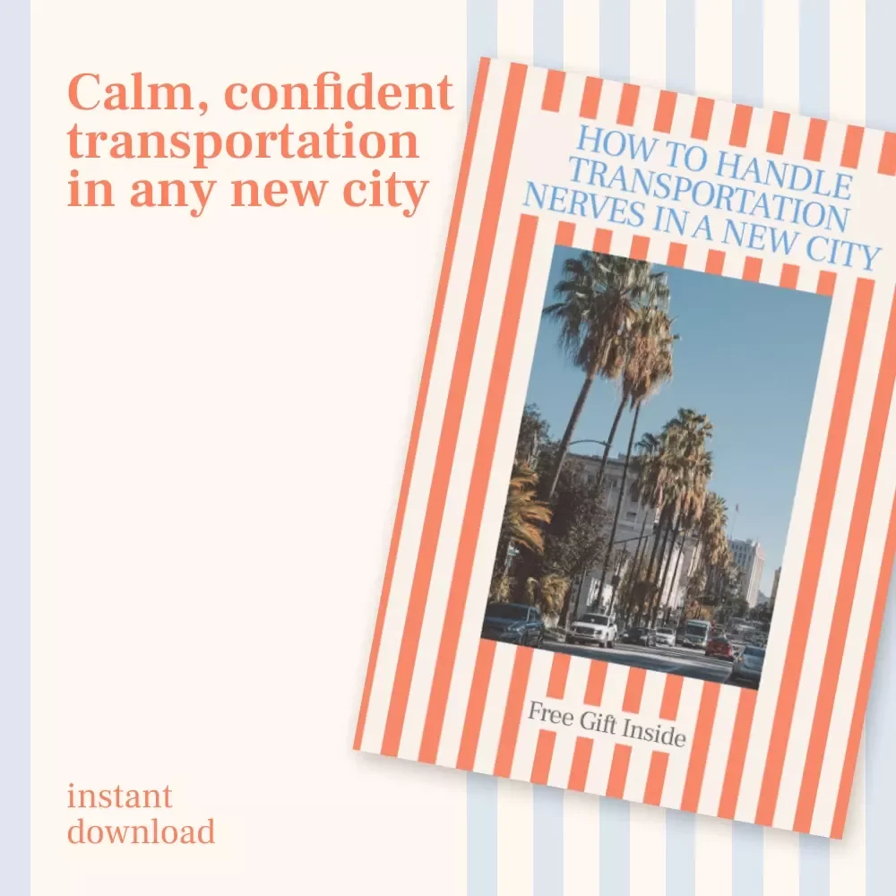 How to Handle Transportation Nerves in a New City | Printable Checklist for Confident Travel, Easy Navigation & Stress-Free Daily Commutes