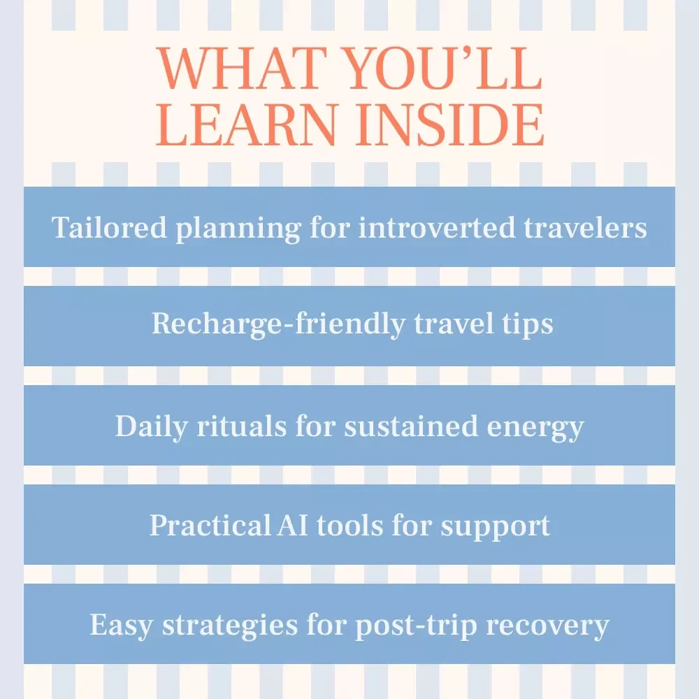Solo Travel for Introverts and How to Truly Recharge - A Digital Guide for Restorative Solo Journeys