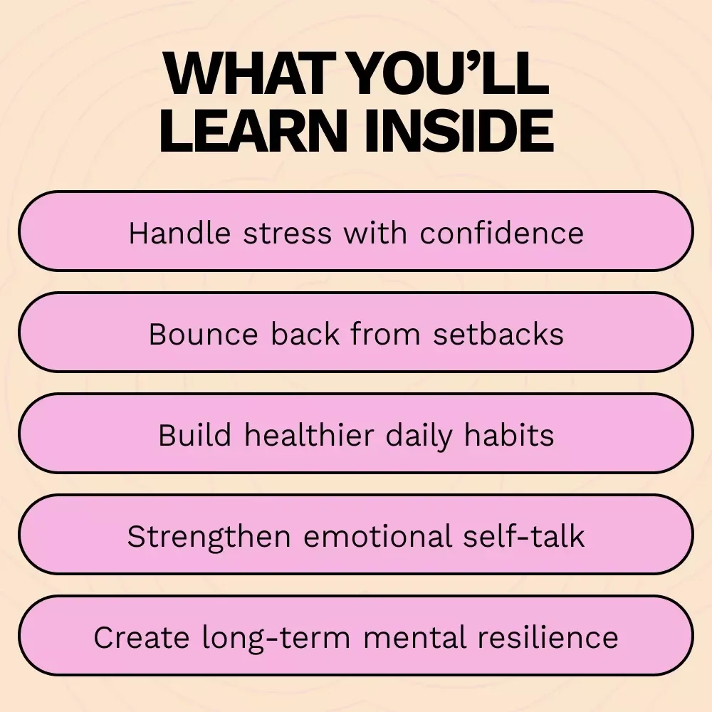 How to Build Resilience in Tough Times | Practical eBook Guide for Mental Strength, Mindset Shifts, Stress Management & Personal Growth