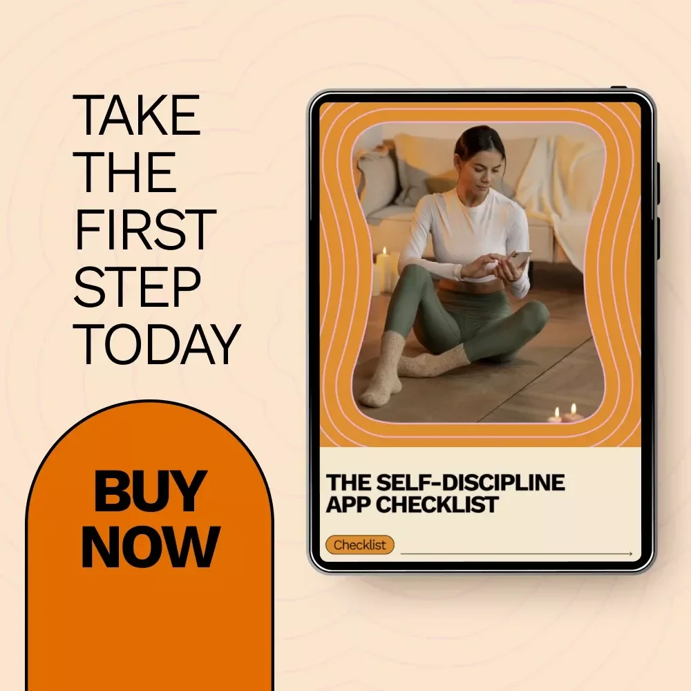 The Self-Discipline App Checklist | Digital Productivity Checklist for self discipline apps and tools | Focus, Habits & Accountability