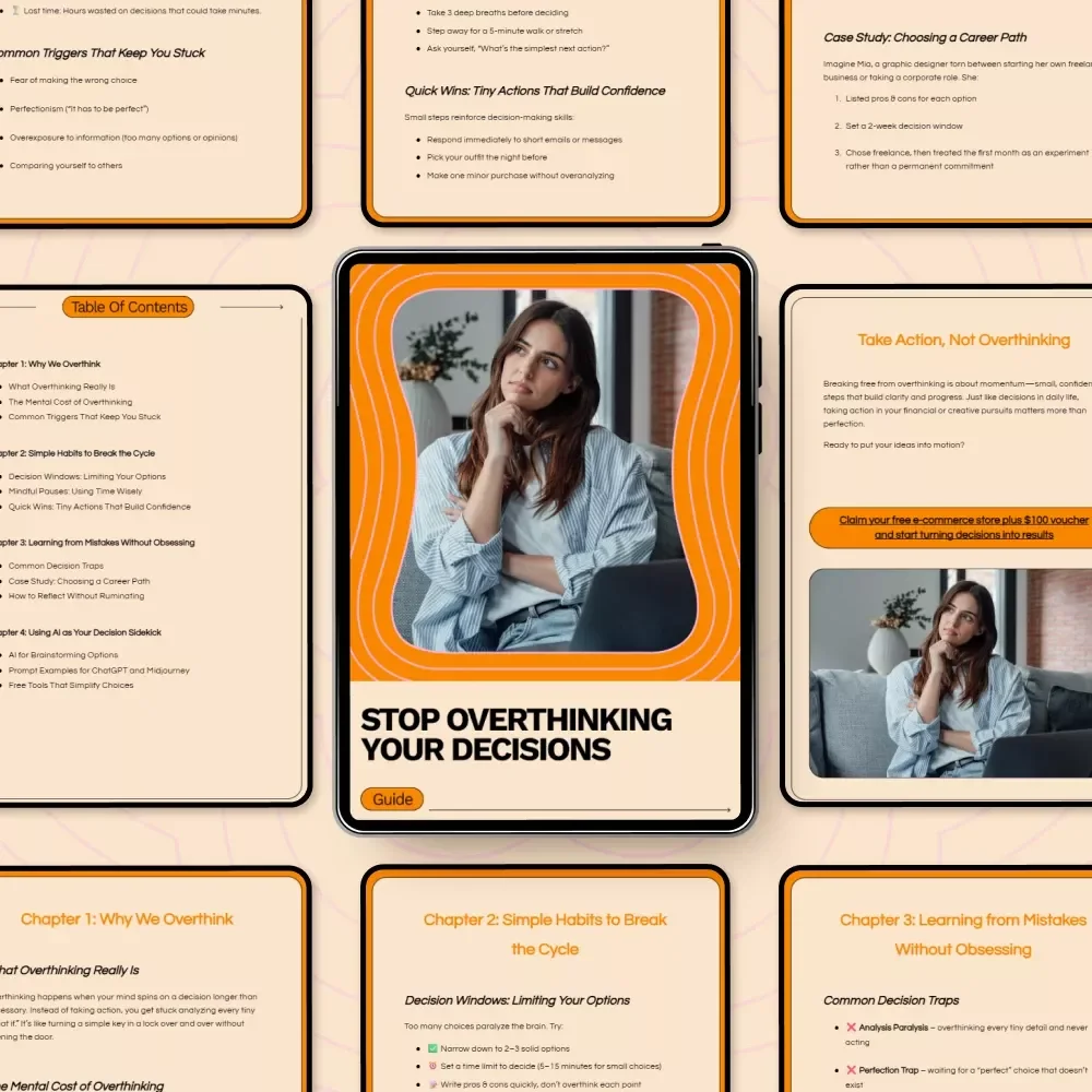 Stop Overthinking Your Decisions: A Practical Guide to Making Confident Choices