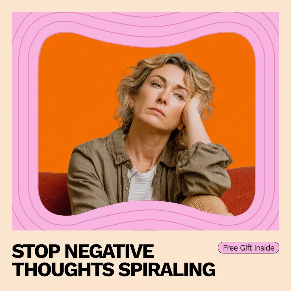 How to Stop Negative Thoughts Spiraling | Practical Anxiety Relief Ebook | Mindset & Overthinking Guide