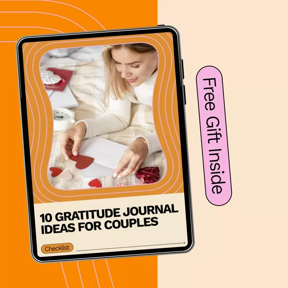 10 Gratitude Journal Ideas for Couples | Relationship Gratitude Checklist, Couples Connection Guide, Printable Journal Prompts