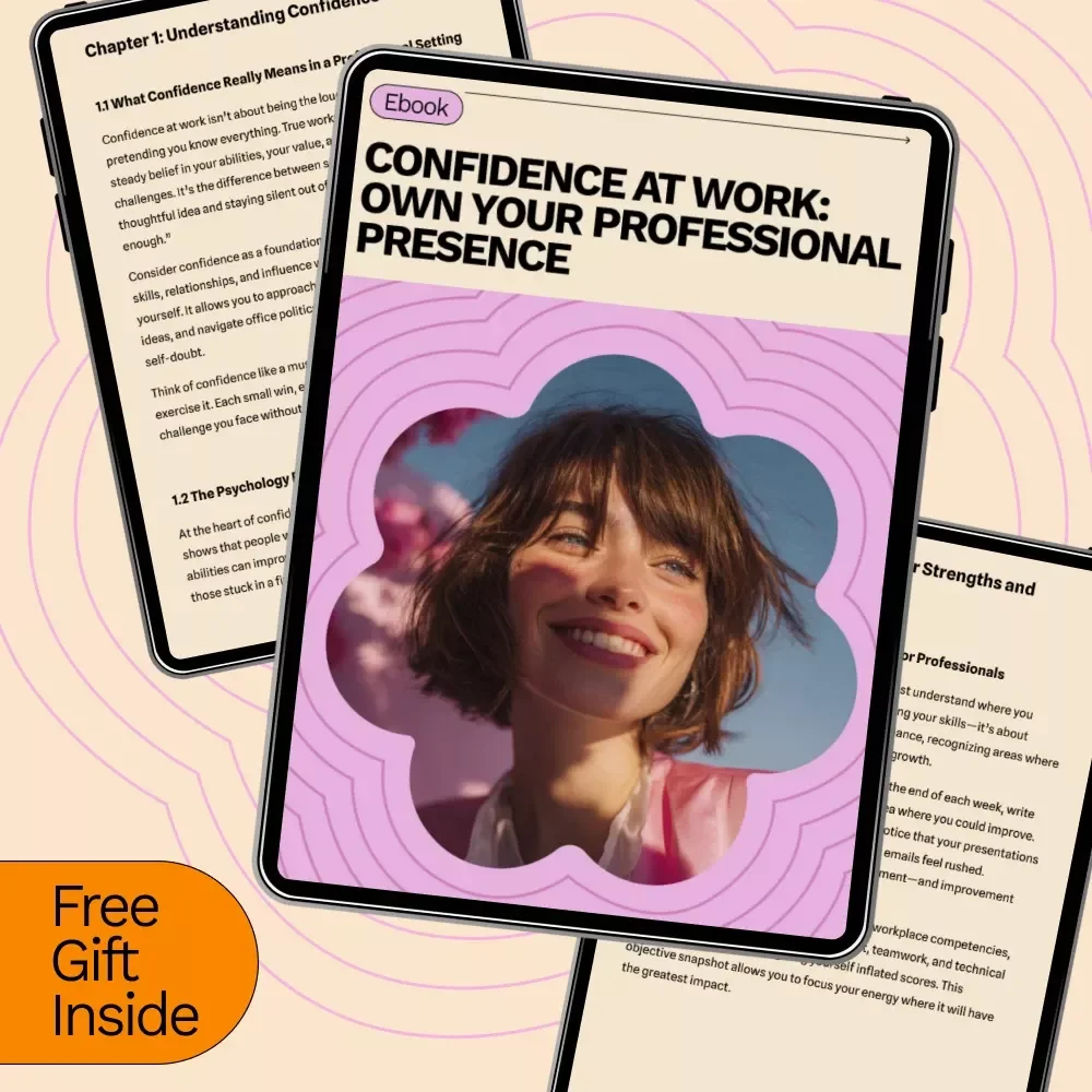 Confidence at Work: Own Your Professional Presence – A Practical Ebook Guide on How to Build Confidence at Work for Career Growth & Communication