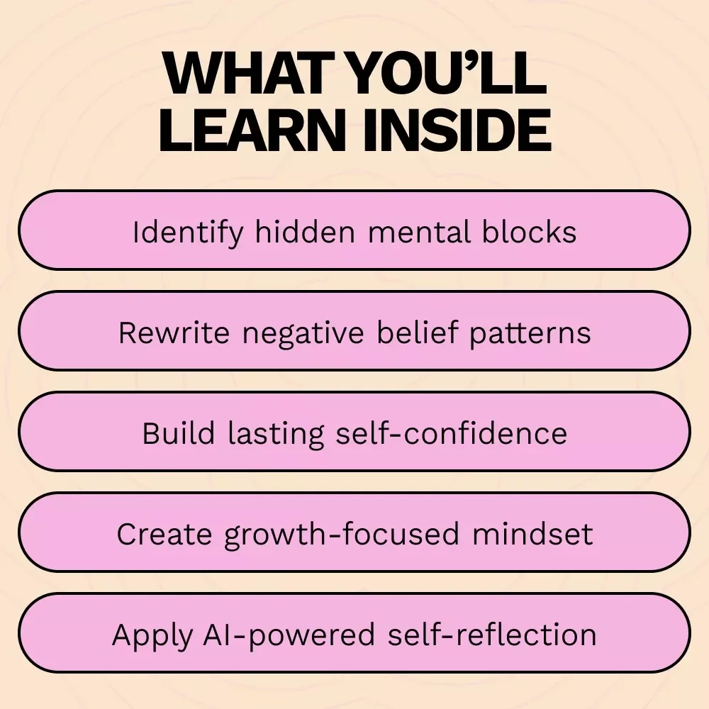 Break Free from Limiting Beliefs – Transform Your Mindset Guide | How to Change Your Limiting Beliefs for Confidence, Growth & Personal Breakthrough
