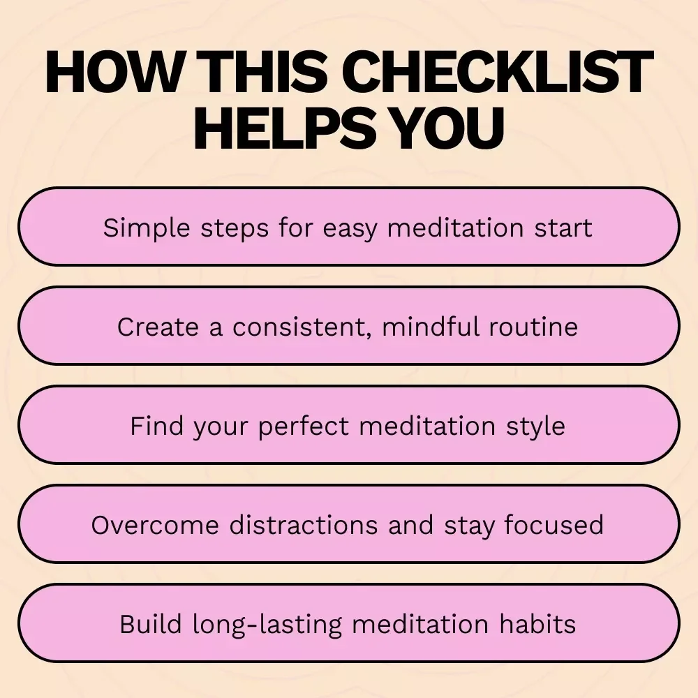 Your Chill & Thrill Meditation Kickoff Checklist: The Ultimate Guide to Starting a Meditation Practice