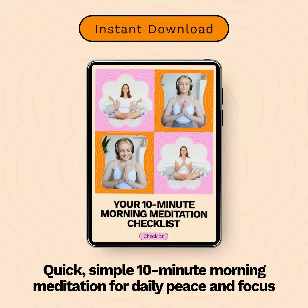 Your 10-Minute Morning Meditation Checklist - Simple Routine for a Calm Start