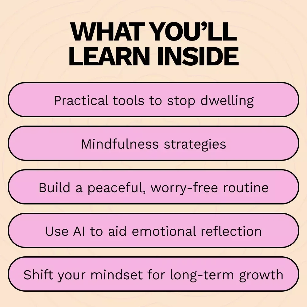 Letting Go: Freedom from Past Worries - Digital Guide to Overcome Regret and Find Peace