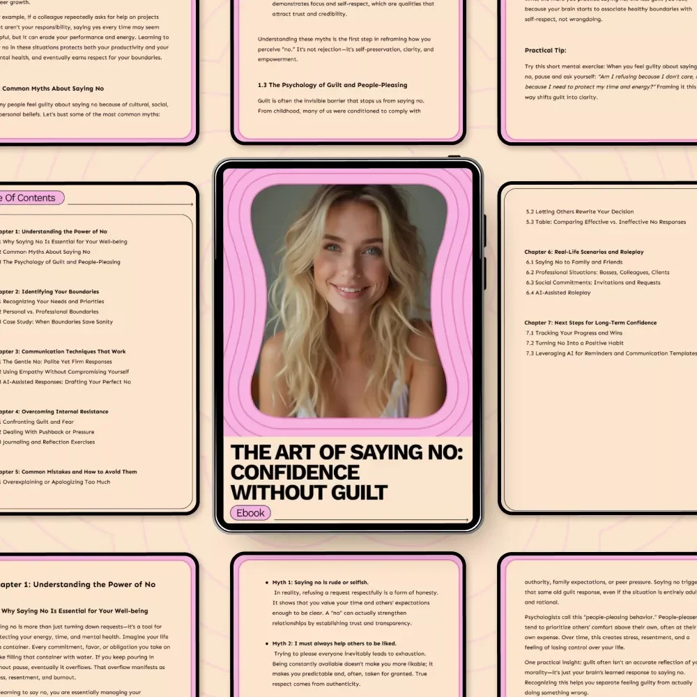The Art of Saying No: Confidence Without Guilt - How to Say No Without Feeling Guilty eBook