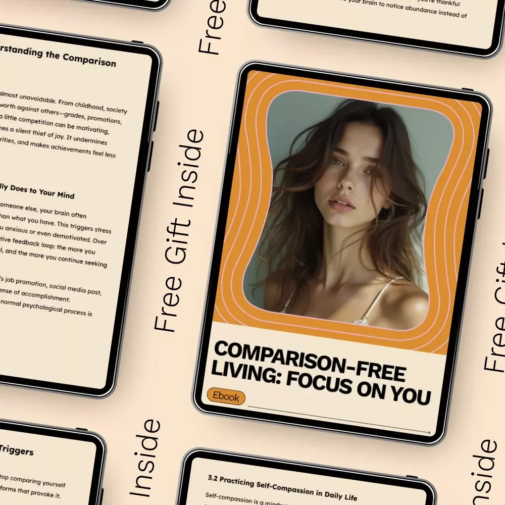 Comparison-Free Living: Focus on You – A Practical Ebook Guide on how to stop comparing yourself to others, Build Confidence, and Create a Mindset That Puts Your Growth First