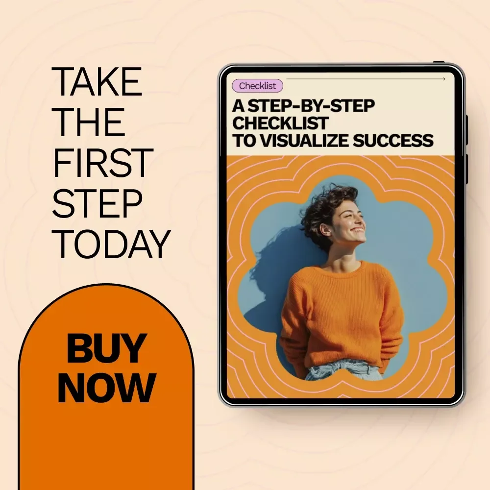 A Step-by-Step Checklist to Visualize Success | Daily Manifestation Planner & How to Visualize Success Step by Step Guide