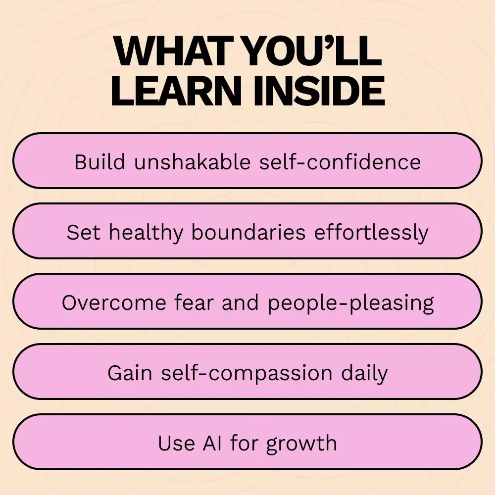Stop Seeking Approval: Empower Yourself to Build Confidence & Set Boundaries – Digital eBook Download