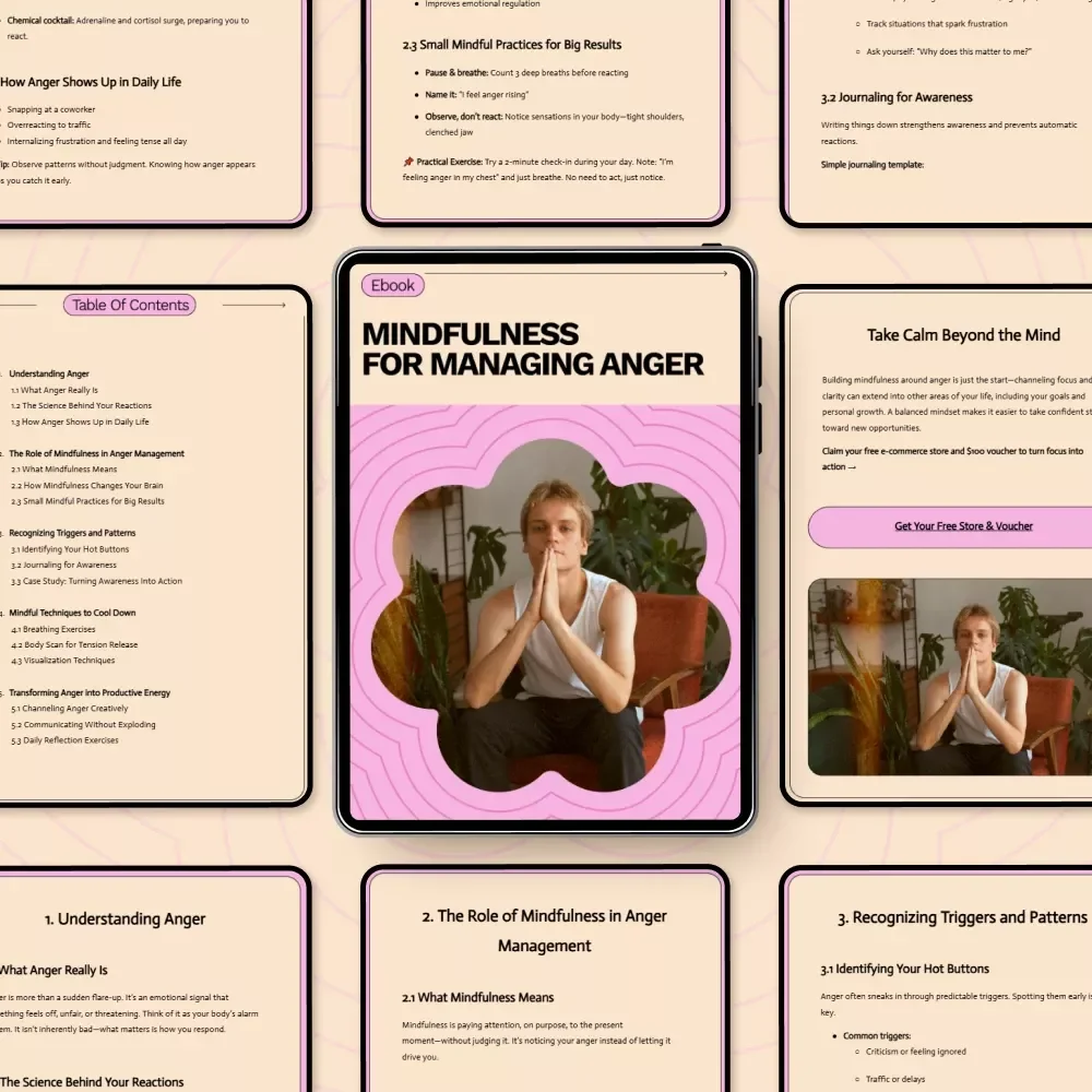 Mindfulness for Managing Anger: A Practical eBook Guide for Anger Management