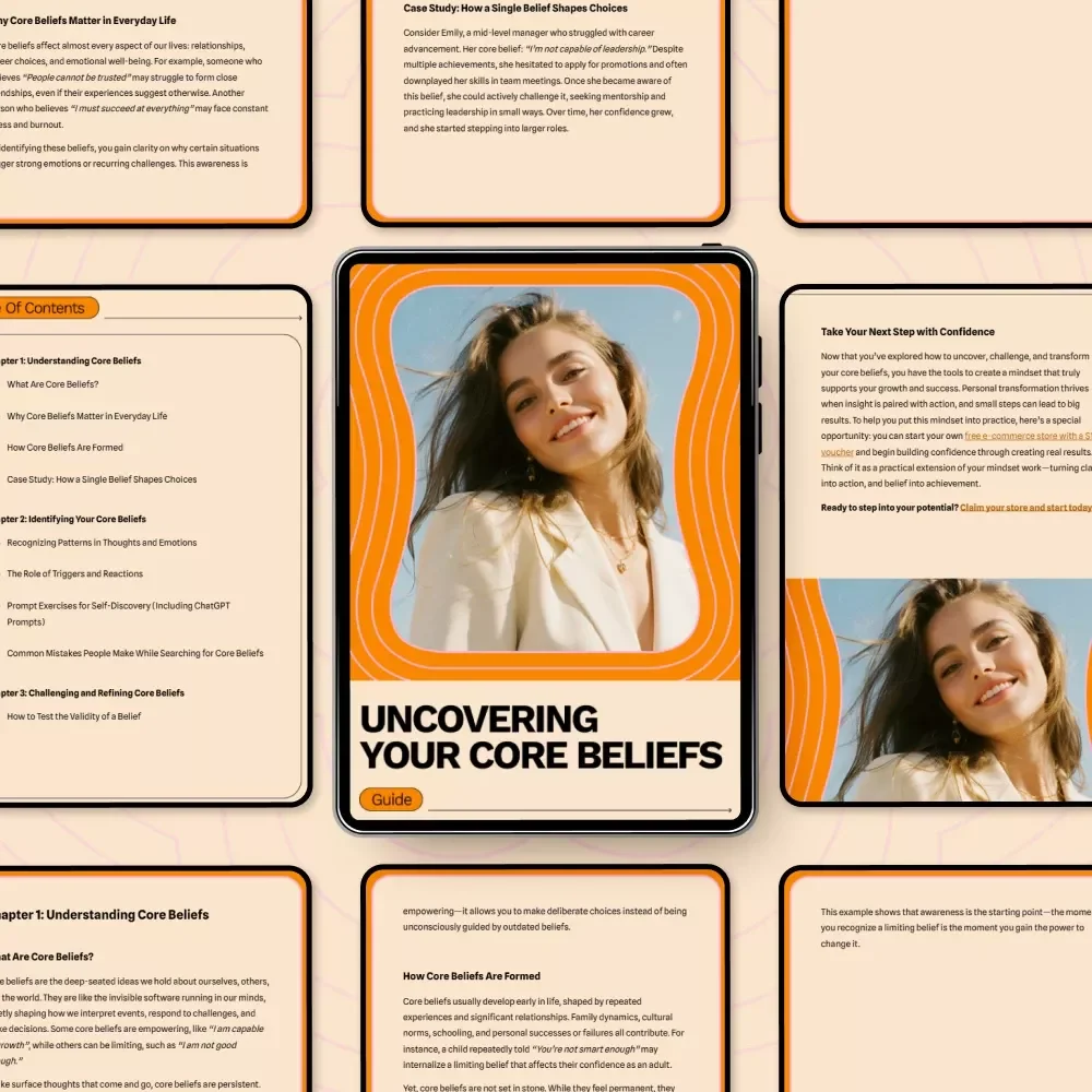 Uncovering Your Core Beliefs: A Step-by-Step Guide to Identifying and Shaping Your Deepest Thoughts and Behaviors