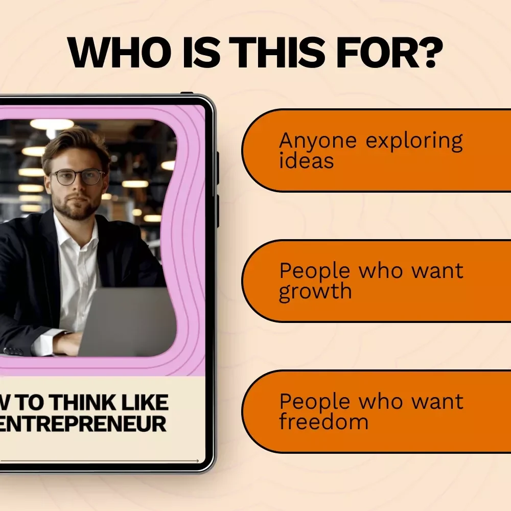 How to Think Like an Entrepreneur – Practical Guide on how to think like an entrepreneur, Build Ideas, Take Smart Risks & Use AI Tools