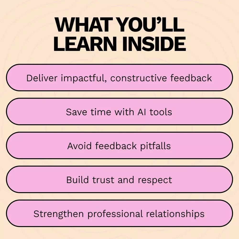 How to Give Constructive Criticism to Others: A Practical Guide for Effective Feedback