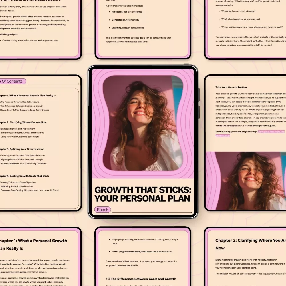 Growth That Sticks: Your Personal Plan - A Step-by-Step Guide to Creating a Personal Growth Plan