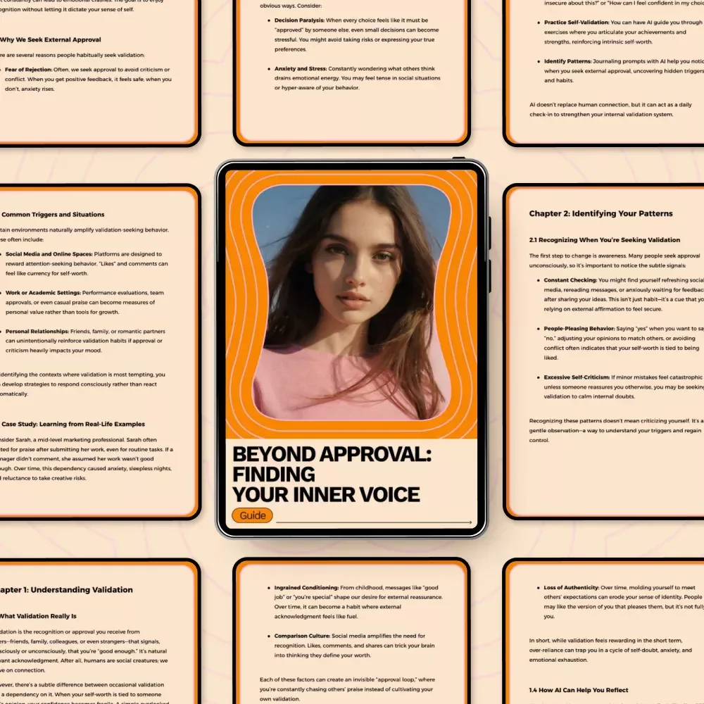 Beyond Approval: Finding Your Inner Voice – A Practical Guide on How to Stop Seeking Validation & Build Inner Confidence