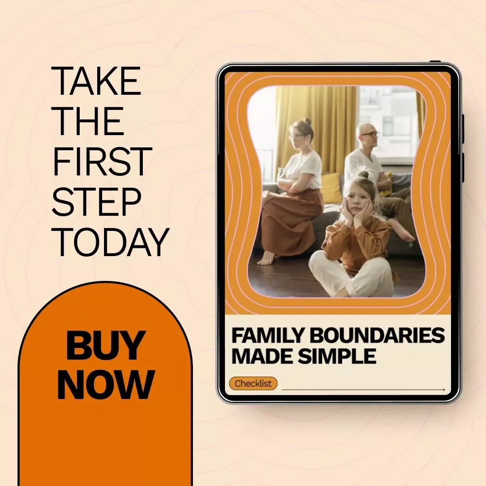 Family Boundaries Made Simple – Practical Checklist for How to Set Boundaries with Family, Calm Communication & Healthy Relationships