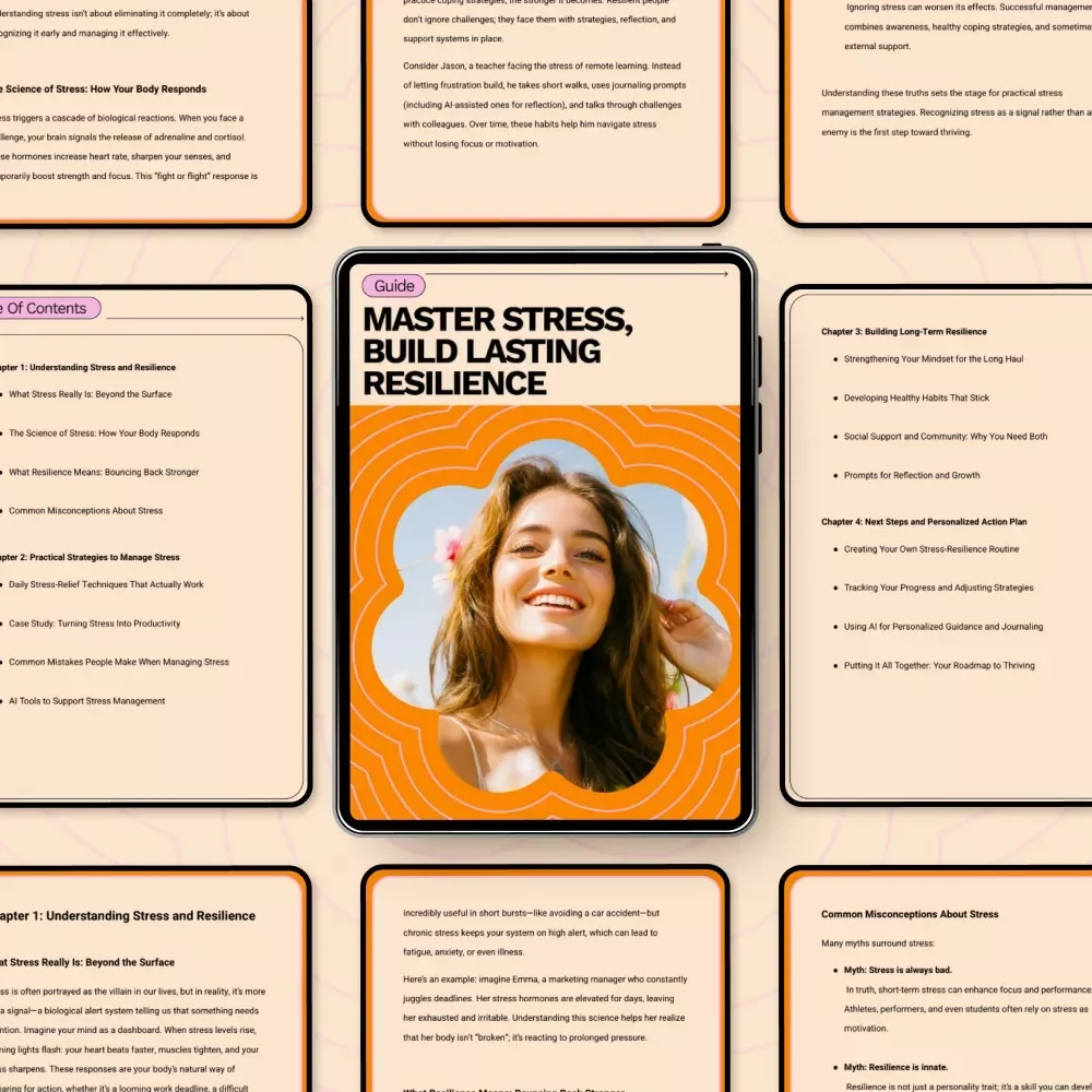 Master Stress, Build Lasting Resilience – Practical Guide on How to Manage Stress and Build Resilience for Everyday Life