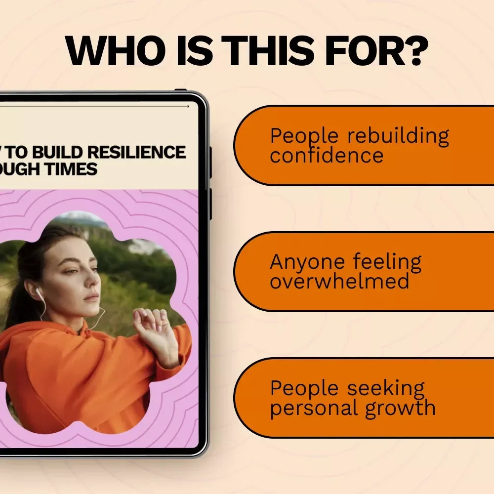 How to Build Resilience in Tough Times | Practical eBook Guide for Mental Strength, Mindset Shifts, Stress Management & Personal Growth