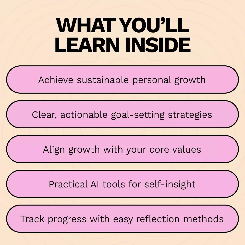 Growth That Sticks: Your Personal Plan - A Step-by-Step Guide to Creating a Personal Growth Plan