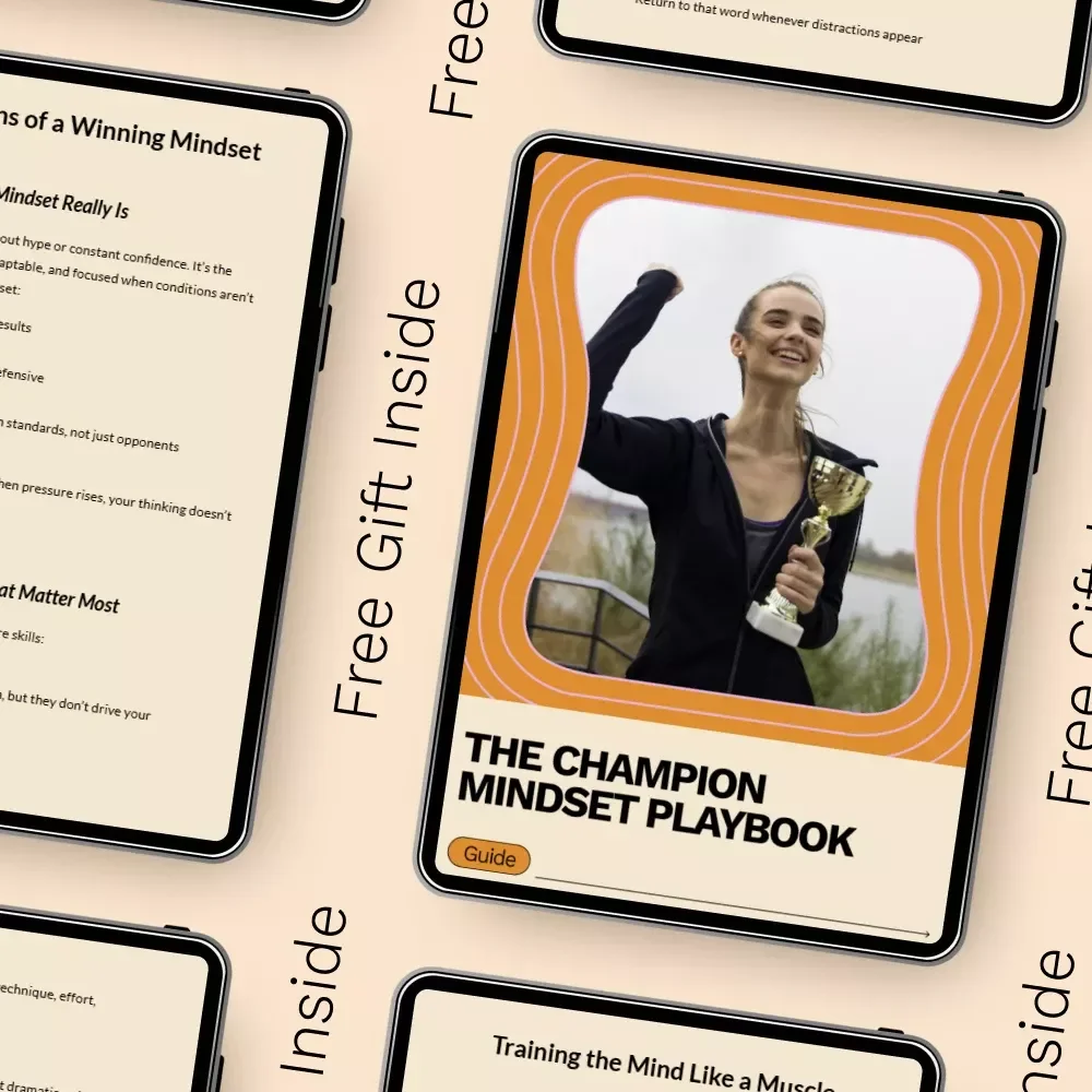 The Champion Mindset Playbook | Proven Guide on how to develop a champion mindset in sports | Mental Toughness & Performance Psychology Guide