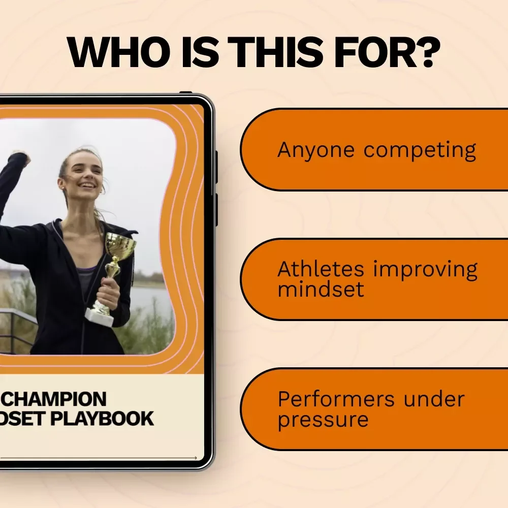 The Champion Mindset Playbook | Proven Guide on how to develop a champion mindset in sports | Mental Toughness & Performance Psychology Guide