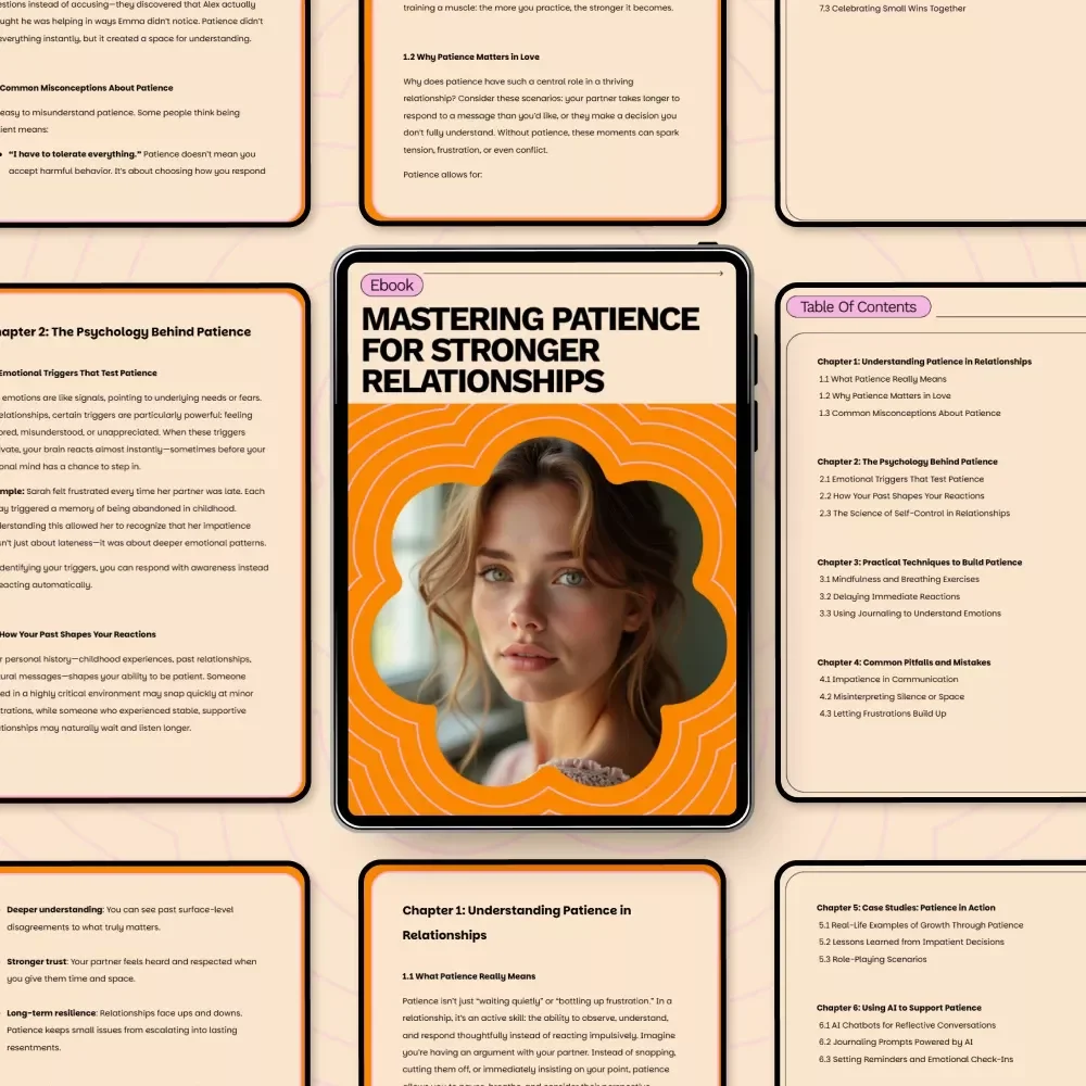 Mastering Patience for Stronger Relationships: A Practical Guide to Building Lasting Love and Connection