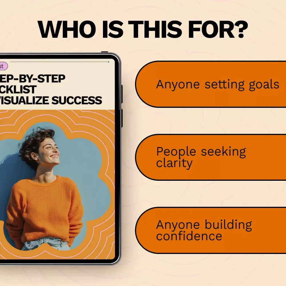 A Step-by-Step Checklist to Visualize Success | Daily Manifestation Planner & How to Visualize Success Step by Step Guide