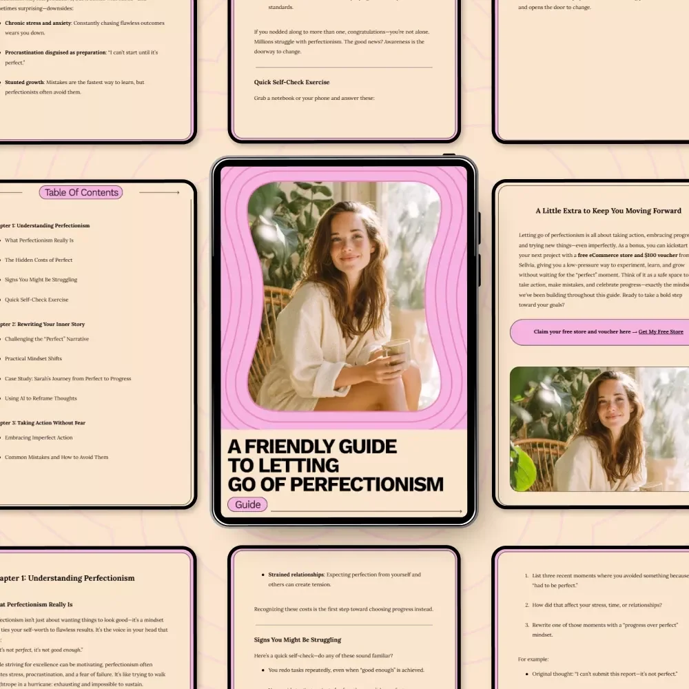A Friendly Guide to Letting Go of Perfectionism: How to Let Go of Perfectionism and Embrace Progress