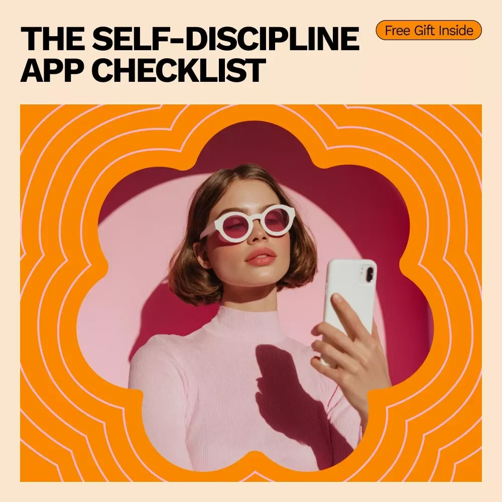 The Self-Discipline App Checklist | Digital Productivity Checklist for self discipline apps and tools | Focus, Habits & Accountability