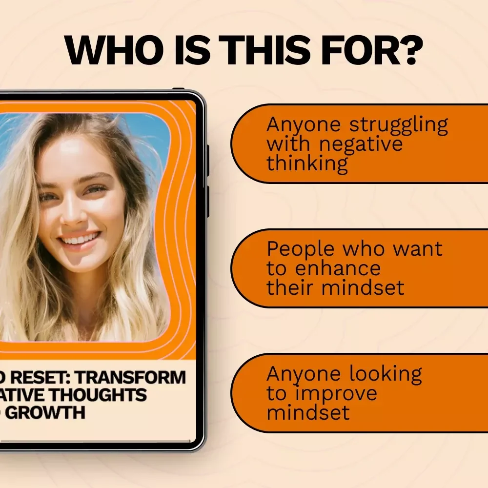 Mind Reset: Transform Negative Thoughts Into Growth - A Guide to Challenging Negative Thoughts
