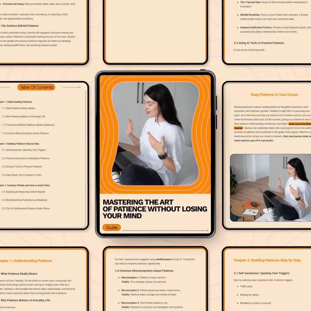 Mastering the Art of Patience Without Losing Your Mind: The Ultimate Guide to Being More Patient