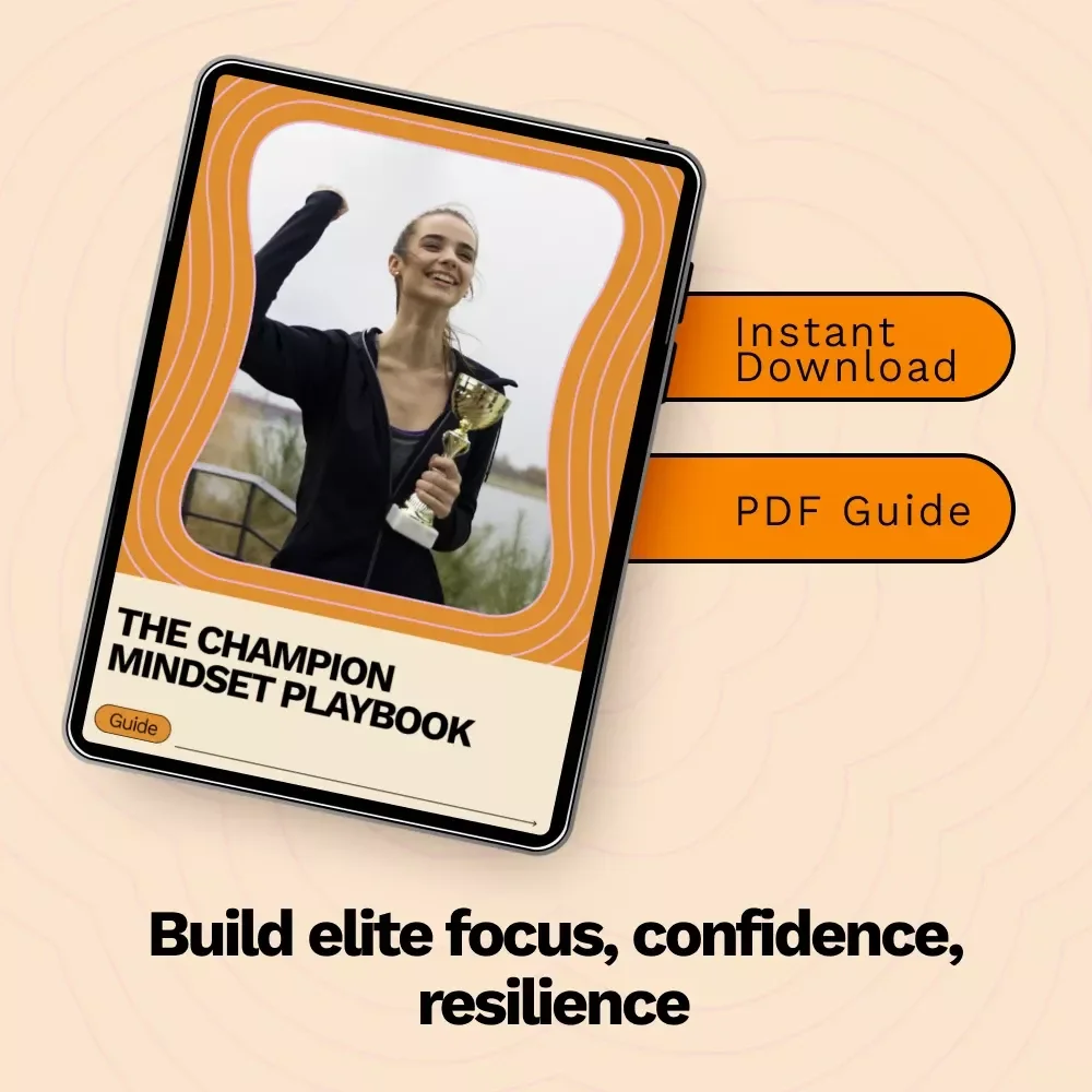 The Champion Mindset Playbook | Proven Guide on how to develop a champion mindset in sports | Mental Toughness & Performance Psychology Guide