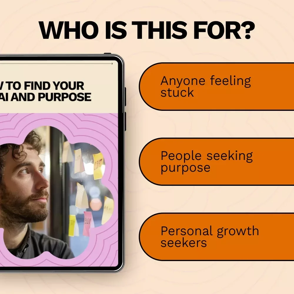 How to Find Your Ikigai and Purpose – A Step-by-Step Guide to Discover Your Reason for Being, Passion, Direction & Fulfillment