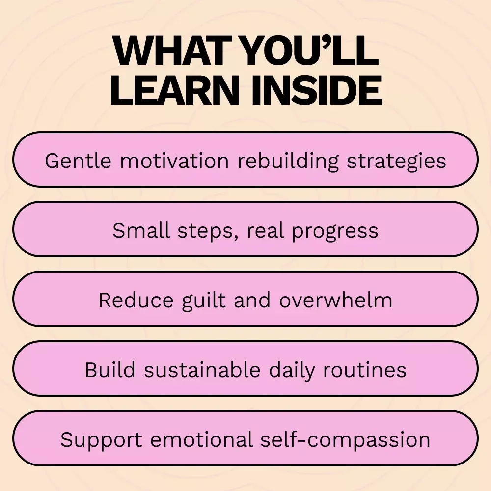 Finding Your Spark in Dark Times – A Gentle Guide on How to Find Motivation When Depressed | Practical eBook for Emotional Resilience & Daily Drive