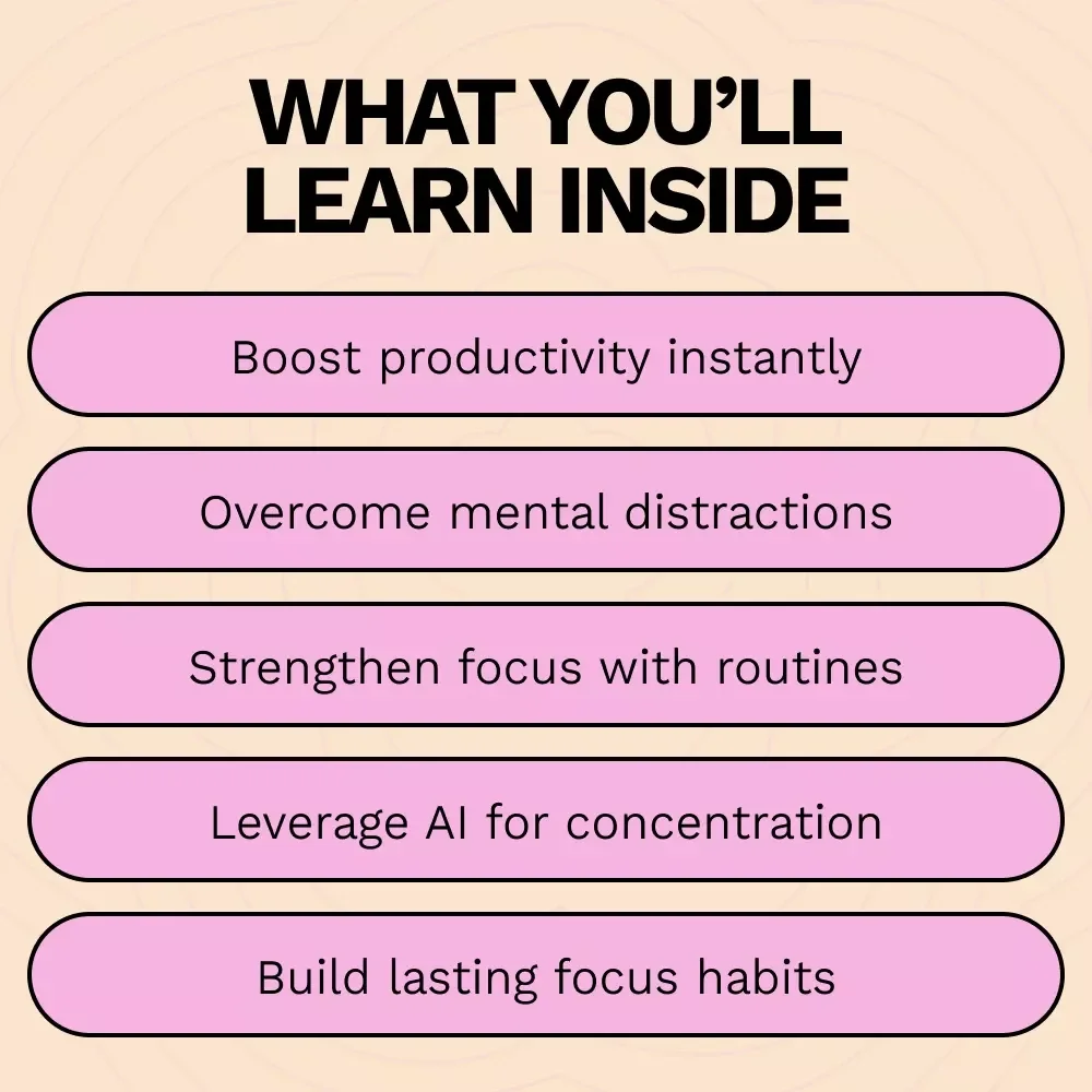 Laser Mind: Mastering Focus and Concentration - The Ultimate Guide to Improve Focus and Concentration