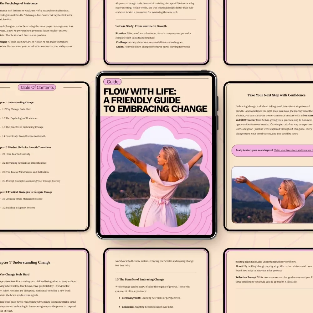Flow With Life: A Friendly Guide to Embracing Change - A Step-by-Step Guide on How to Embrace Change in Life
