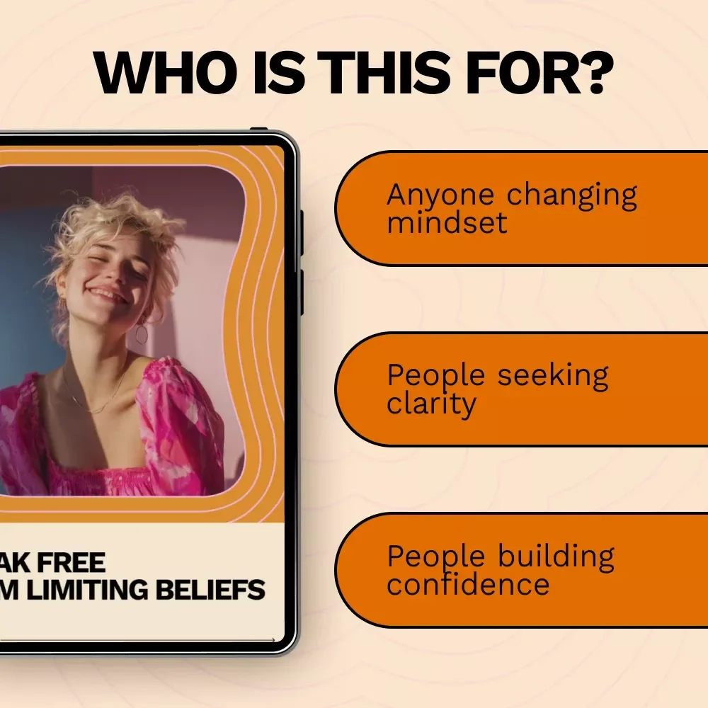 Break Free from Limiting Beliefs – Transform Your Mindset Guide | How to Change Your Limiting Beliefs for Confidence, Growth & Personal Breakthrough