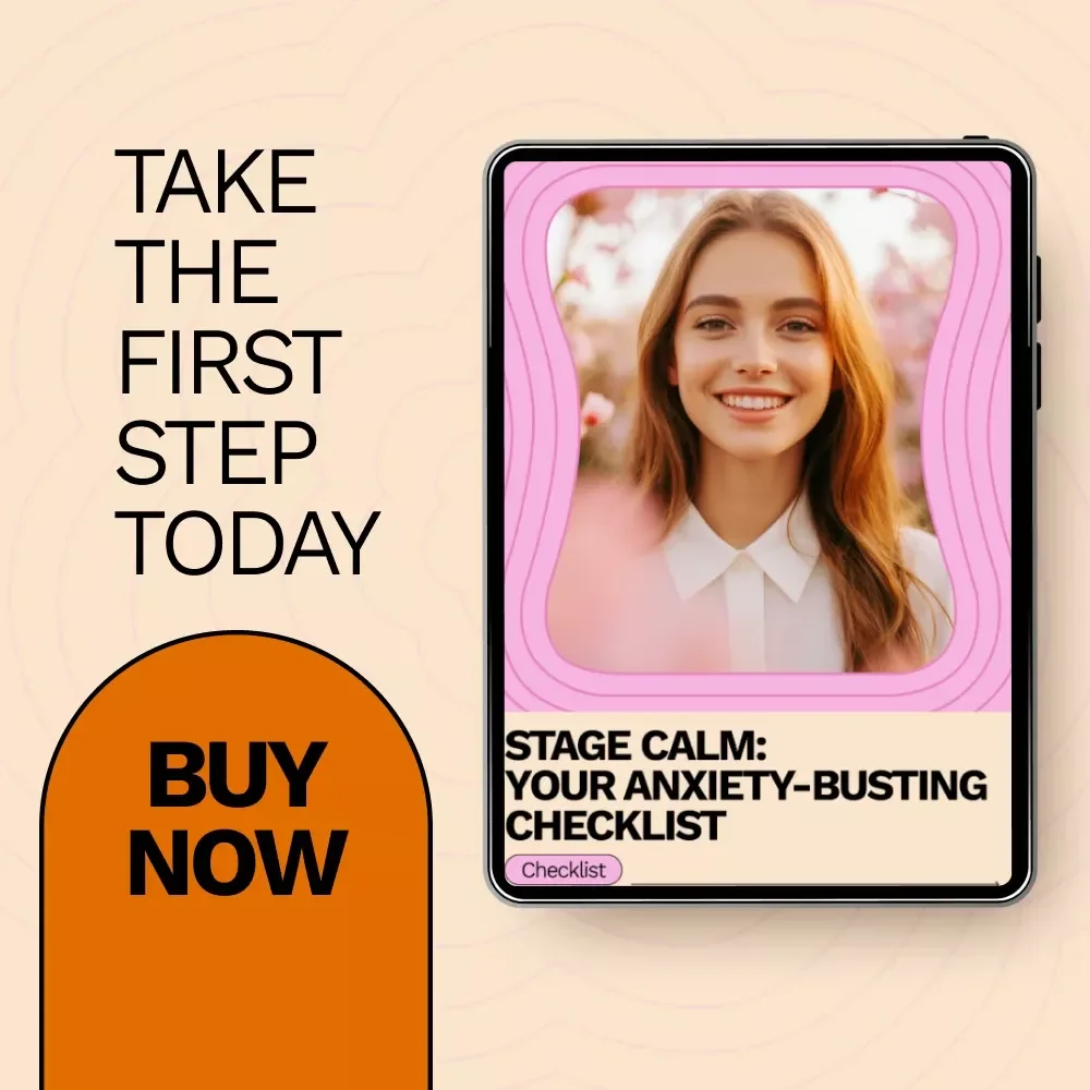 Stage Calm: Your Anxiety-Busting Checklist - Overcome Performance Anxiety with Confidence