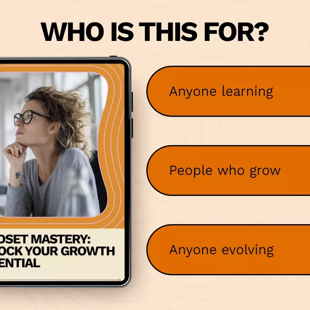 Mindset Mastery: Unlock Your Growth Potential – A Practical Guide on how to develop a growth mindset for Personal & Professional Success