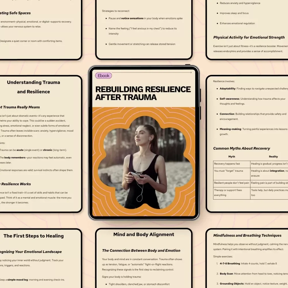 Rebuilding Resilience After Trauma – A Practical Ebook Guide on How to Build Resilience After Trauma, Emotional Healing, Mind-Body Recovery & Long-Term Strength