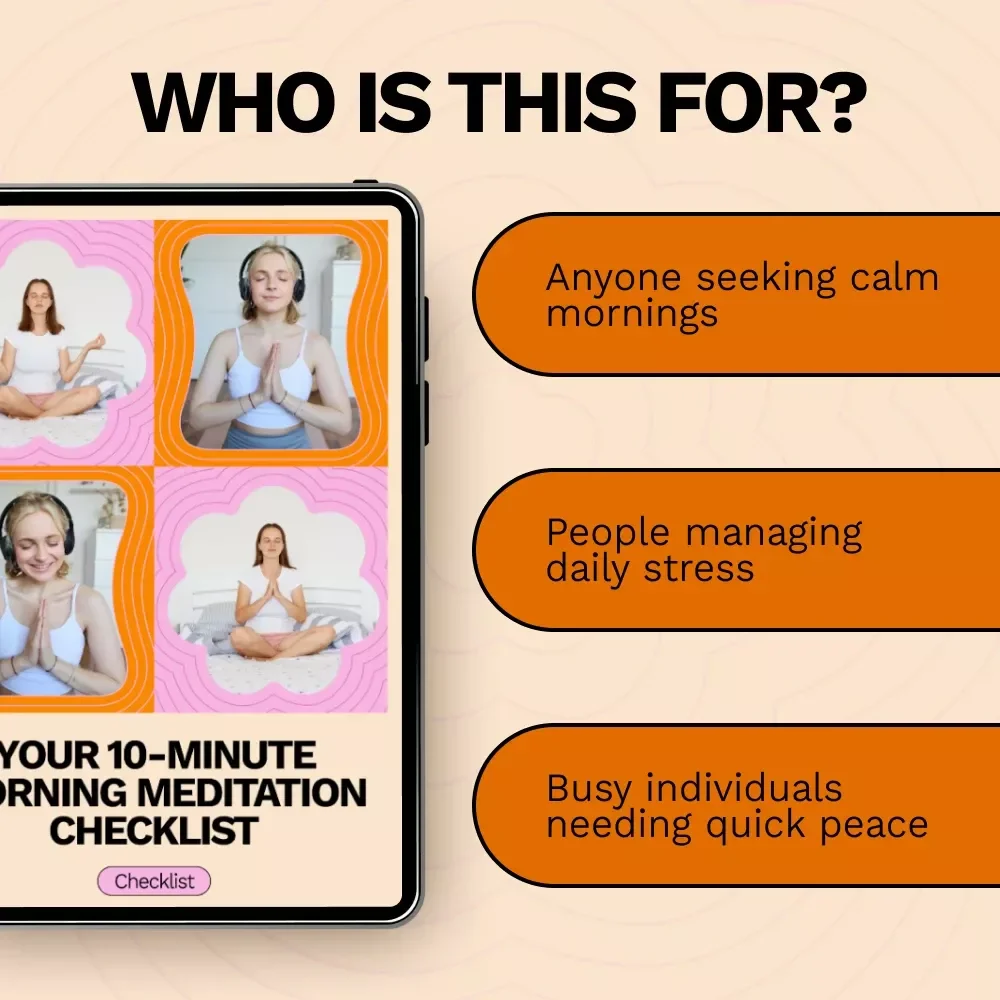 Your 10-Minute Morning Meditation Checklist - Simple Routine for a Calm Start
